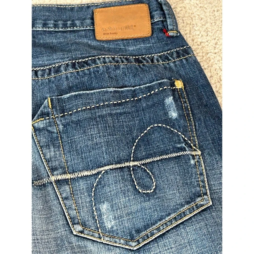 Ecko Unltd Mens Baggy Fit Blue Jeans Y2K Streetwear Denim Size 32 100% Cotton